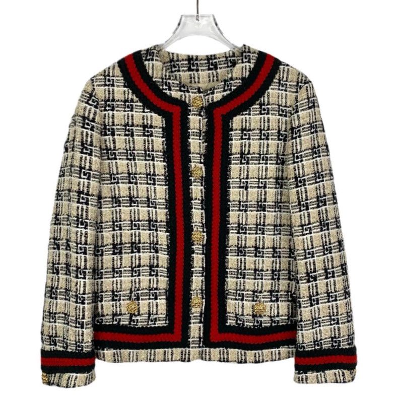 Gucci Gucci Size 38 Jaccard full-print round-neck single-breasted Size US XS / EU 42 / 0 - 1 Thumbnail