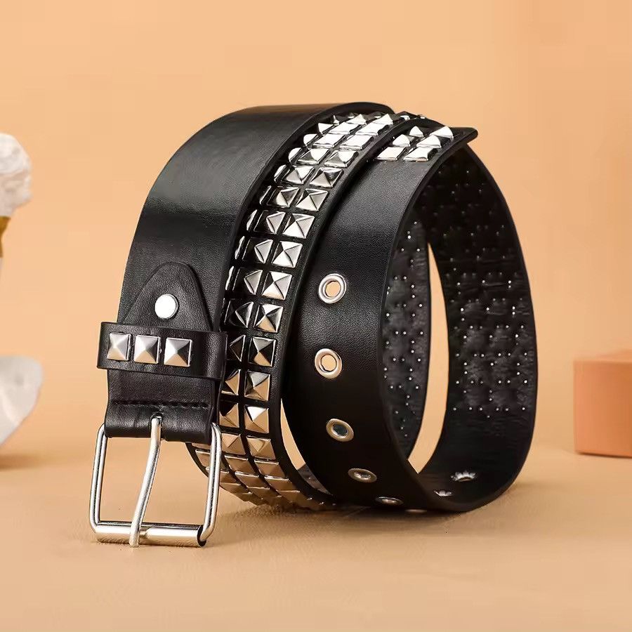 Japanese Brand Asaoka x Honda Pyramid Studded Belt (classic) Size ONE SIZE - 13 Thumbnail