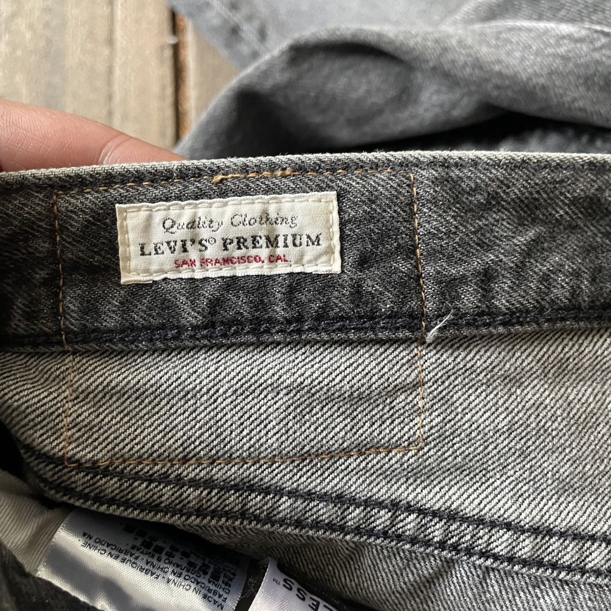 Levi's 🔥Vintage Levis Big E Stoned Washed Black Striaght Jeans Size US 36 / EU 52 - 11 Thumbnail