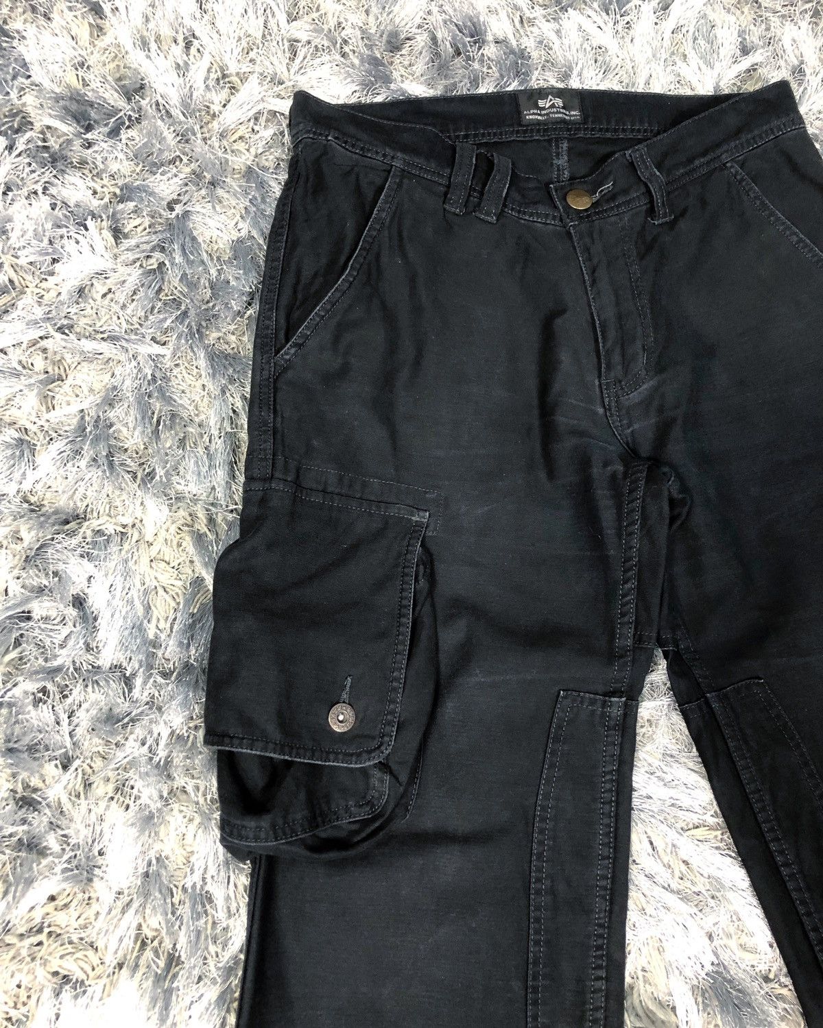 Alpha Industries Rare Vintage Alpha Industries Cargo Utility Pants Size US 31 - 3 Thumbnail