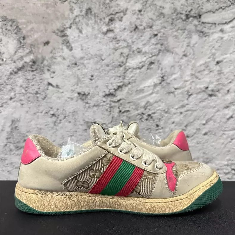 Gucci Gucci Pink Dirty Sneakers Size 35 to 37.5-2505 Size US 6 / IT 36 - 4 Thumbnail