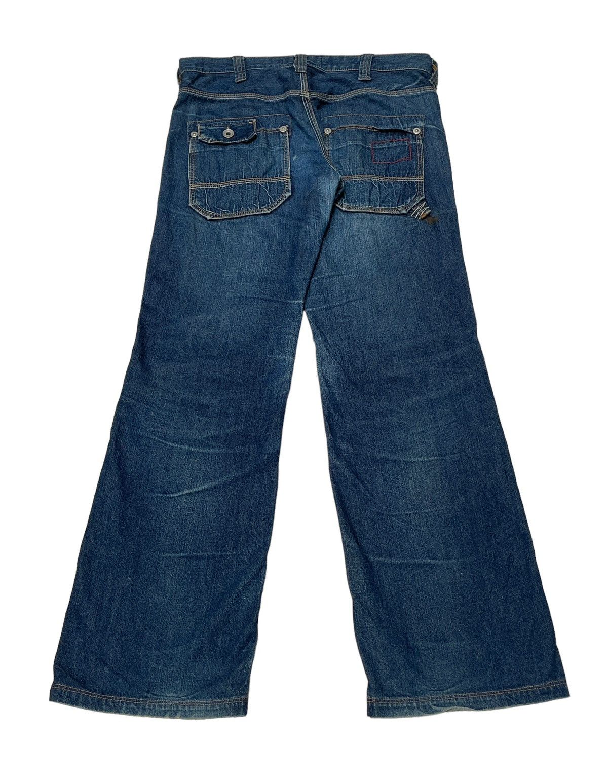 Johnbull Vintage Japanese Brand Johnbull Flared Jeans 2000s Size US 30 / EU 46 - 2 Thumbnail