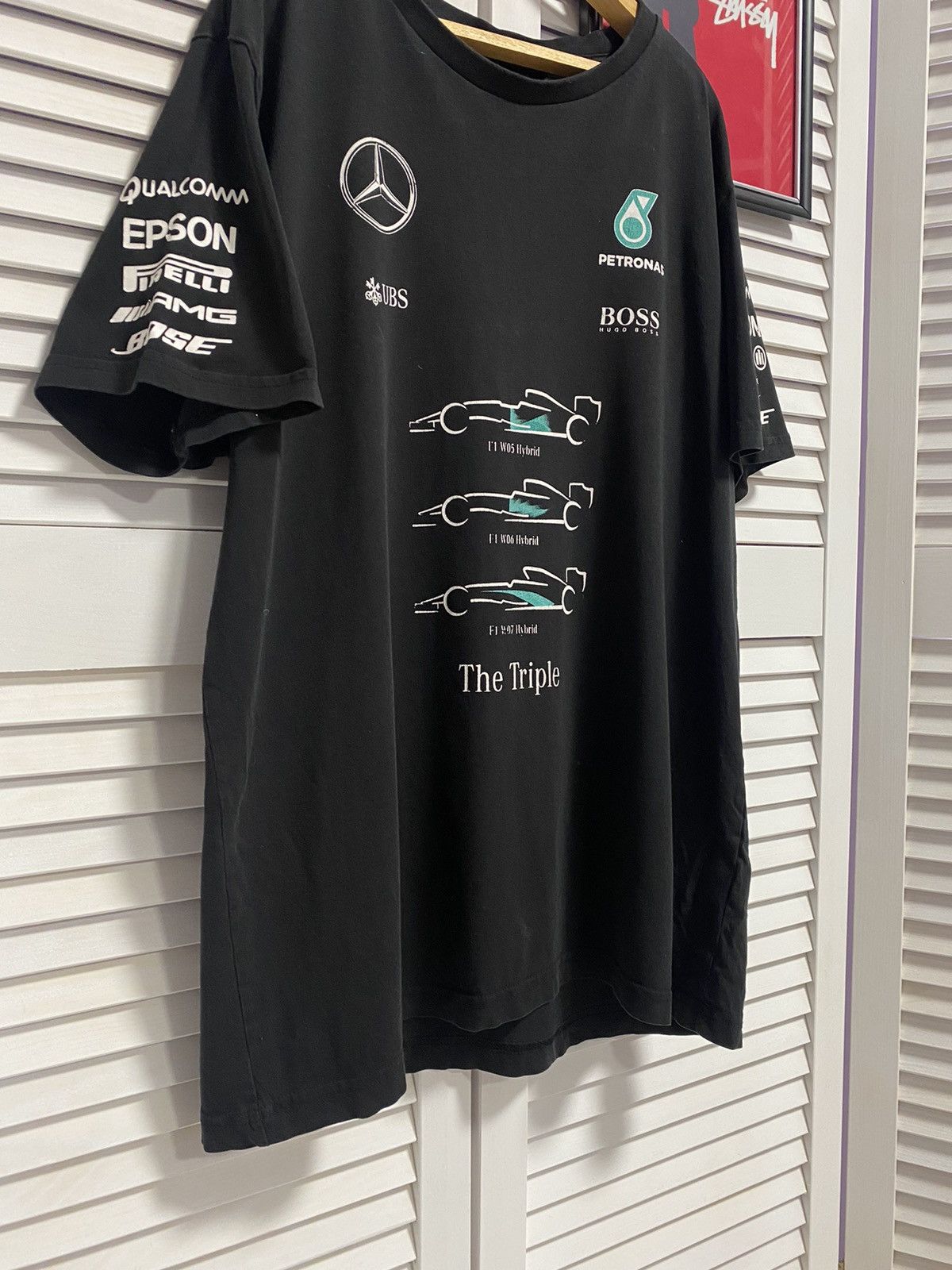 Hugo Boss × Mercedes-Benz T Shirt Tee Hugo Boss x Mercedes Benz x Petronas Size US XL / EU 56 / 4 - 3 Thumbnail