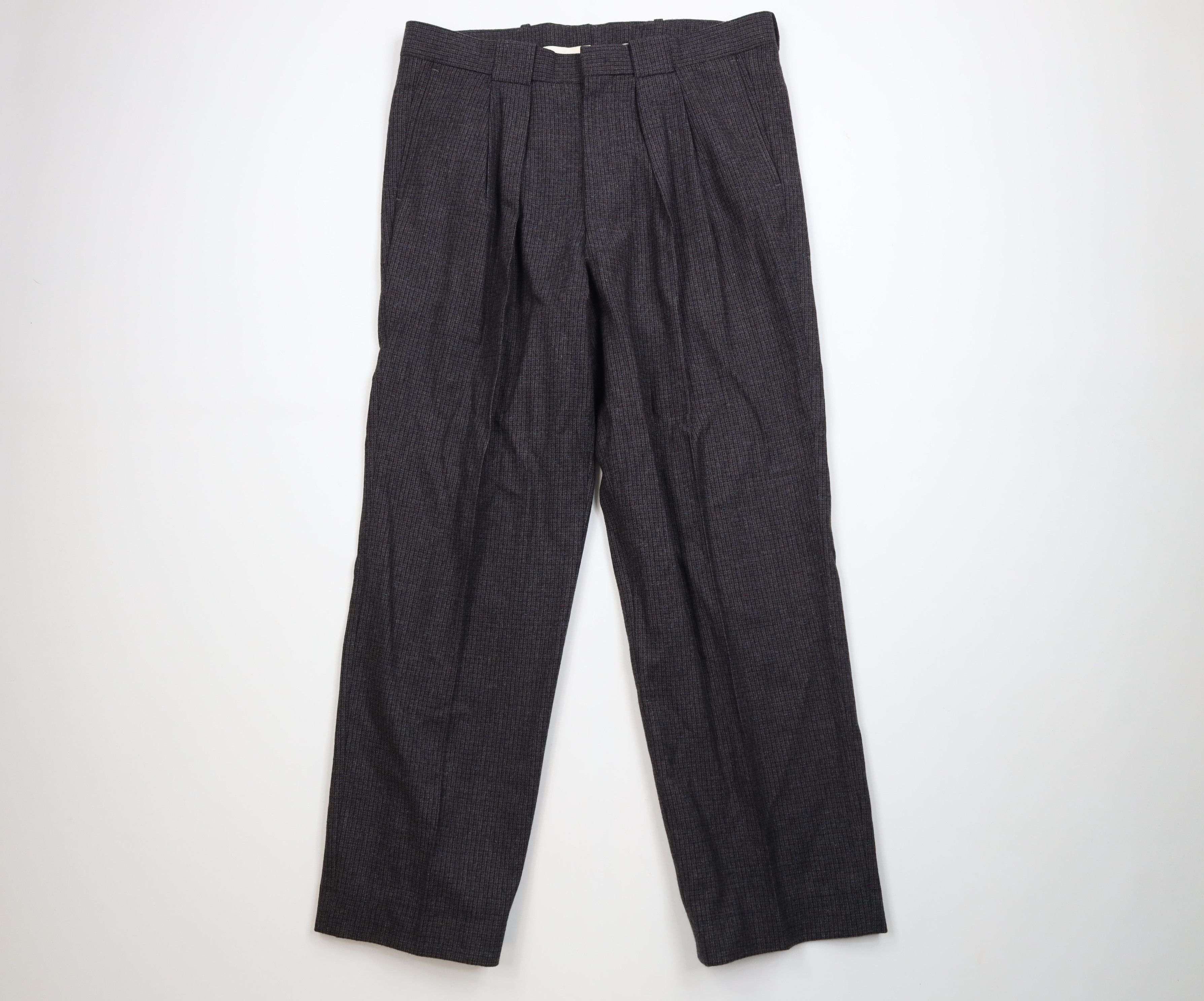 Vintage Vintage 90s Streetwear Wide Leg Chino Pants Rainbow Fleck Size US 34 / EU 50 - 1 Thumbnail
