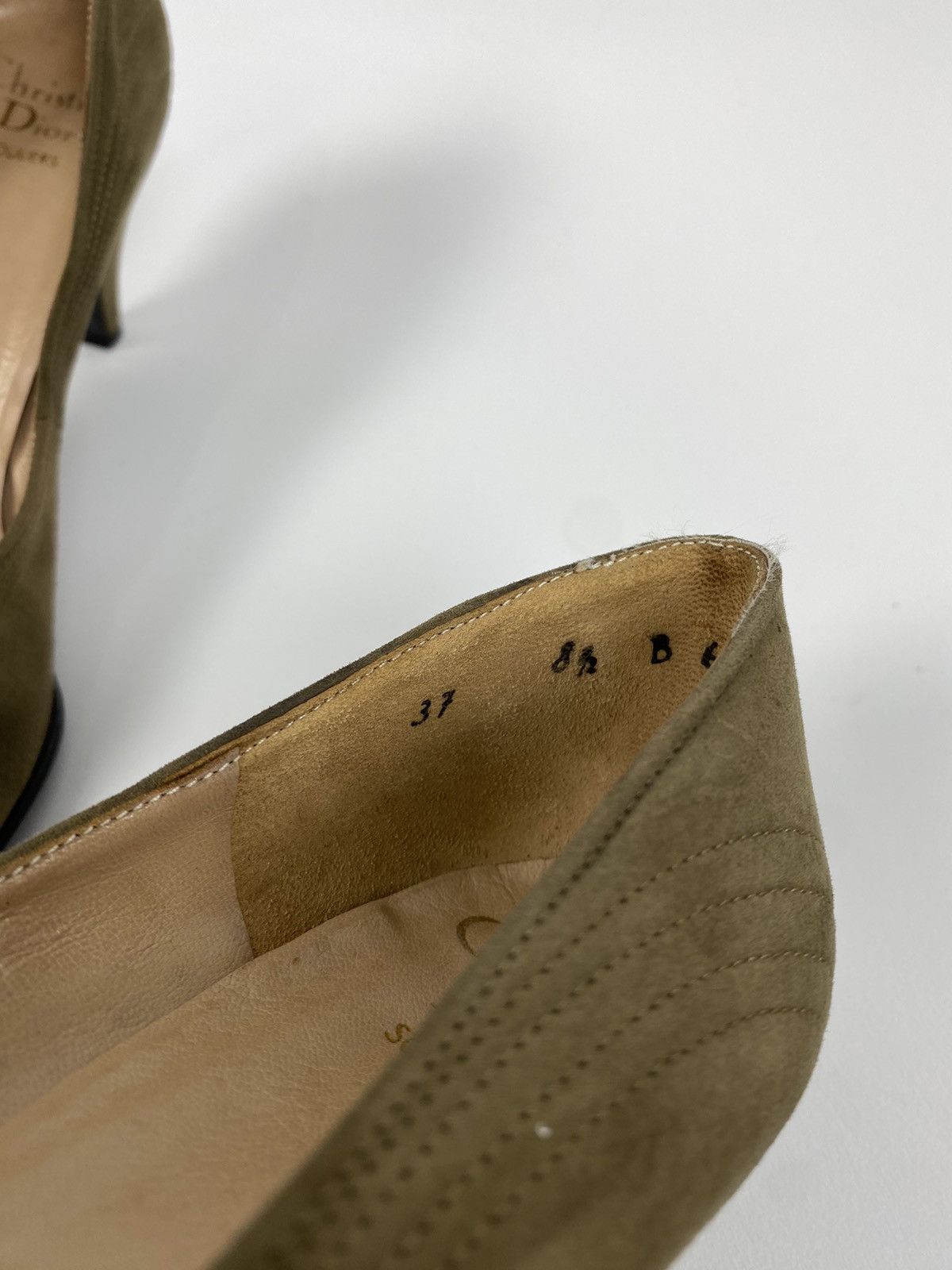Christian Dior Monsieur × Vintage Christian Dior Souliers Suede Pumps Vintage size EU8,5 Size US 9.5 / IT 39.5 - 6 Thumbnail