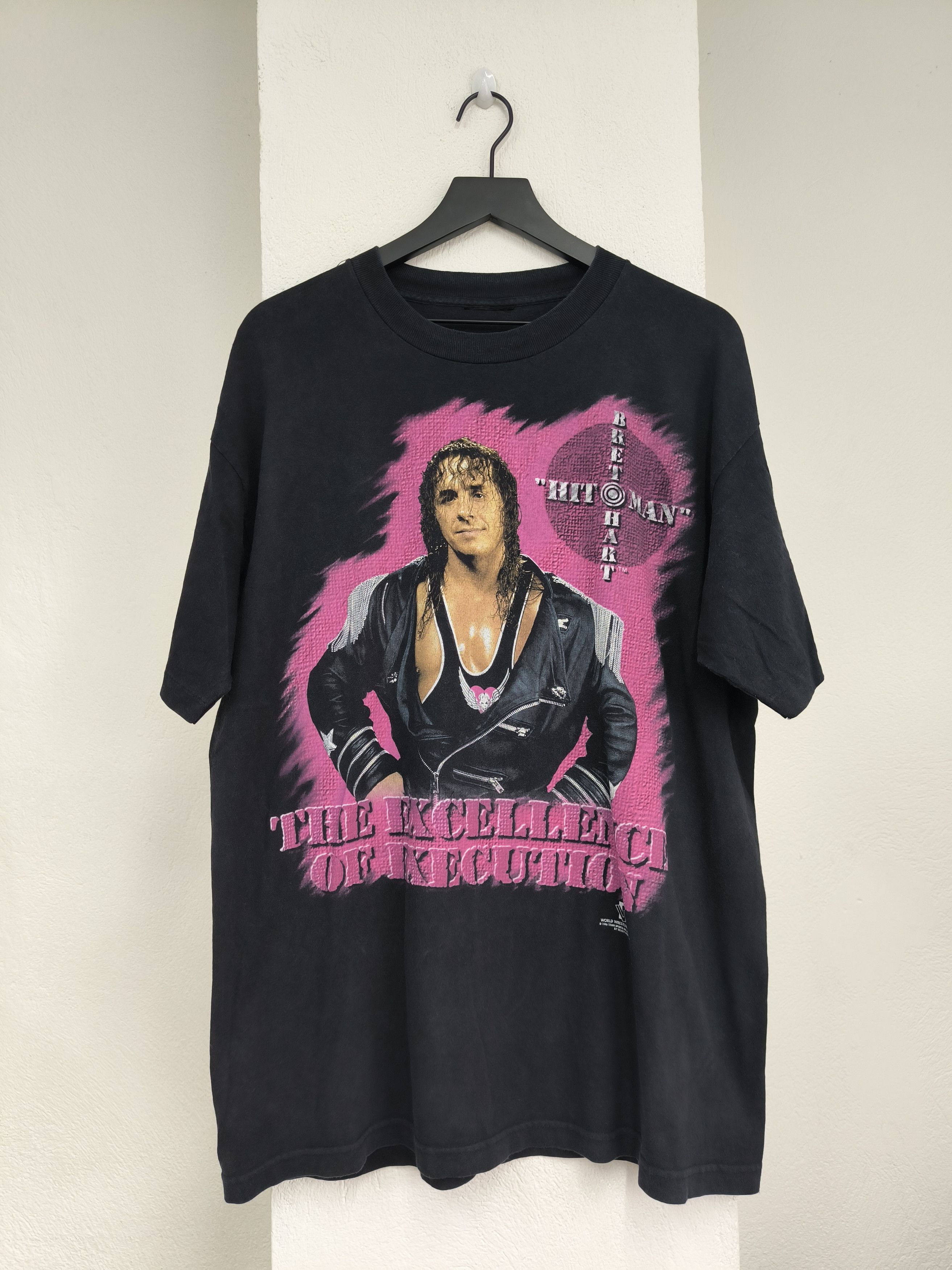 WWF Vintage 1996 WWF Bret Hitman Hart Size US XL / EU 56 / 4 - 1 Thumbnail