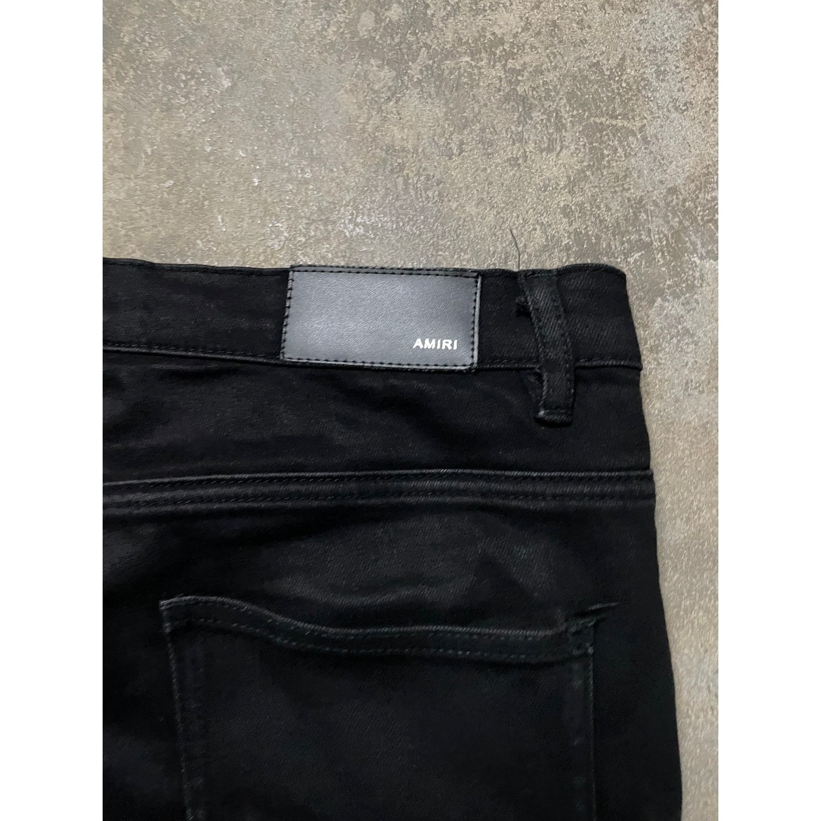 Amiri Amiri Jeans Black Crystal Thrasher Patch Used 36 Size US 36 / EU 52 - 4 Thumbnail