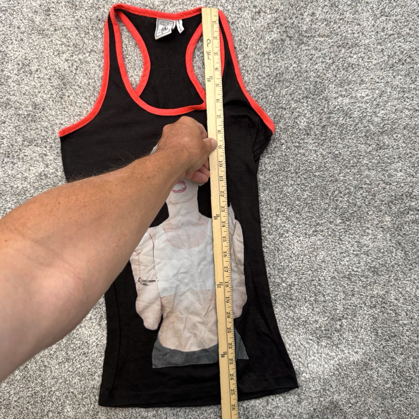 Vintage Miley Cyrus Middle Finger Tank Top S Black Tank Women XS? Wait. Size S / US 4 / IT 40 - 2 Thumbnail