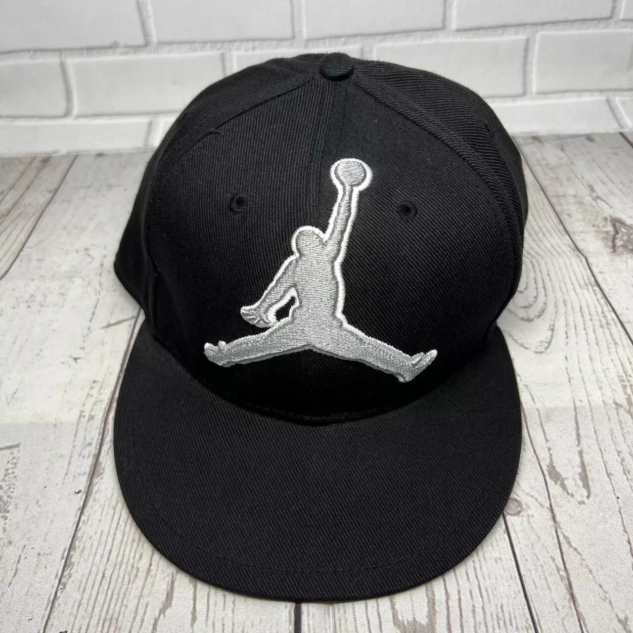 jordan-brand-air-jordan-7-1-2-jumpman-hat-fitted-cap-black-men-grailed