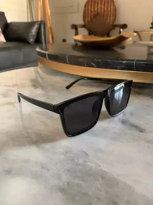 Jewelry Black Square Dystopian Sunglasses Retro Cyber Archive Size ONE SIZE - 3 Thumbnail
