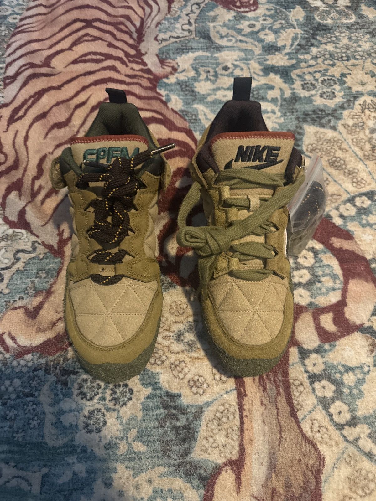 Cactus Plant Flea Market × Nike Unreleased CPFM x Nike Dunk Low Mossy Green Size US 12 / EU 45 - 3 Thumbnail