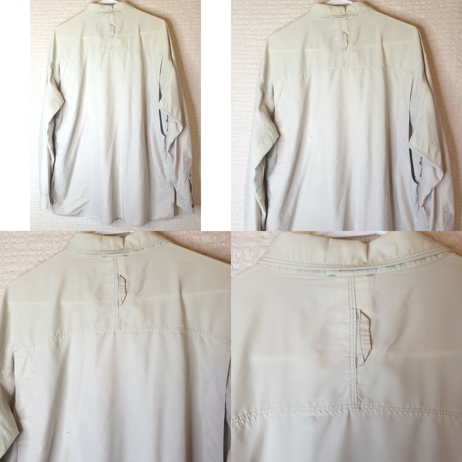 The North Face The North Face Shirt Beige Buttons Front L Long Sleeve Nylon Pockets Casual Workwear Beiges? Size US L / EU 52-54 / 3 - 8 Thumbnail