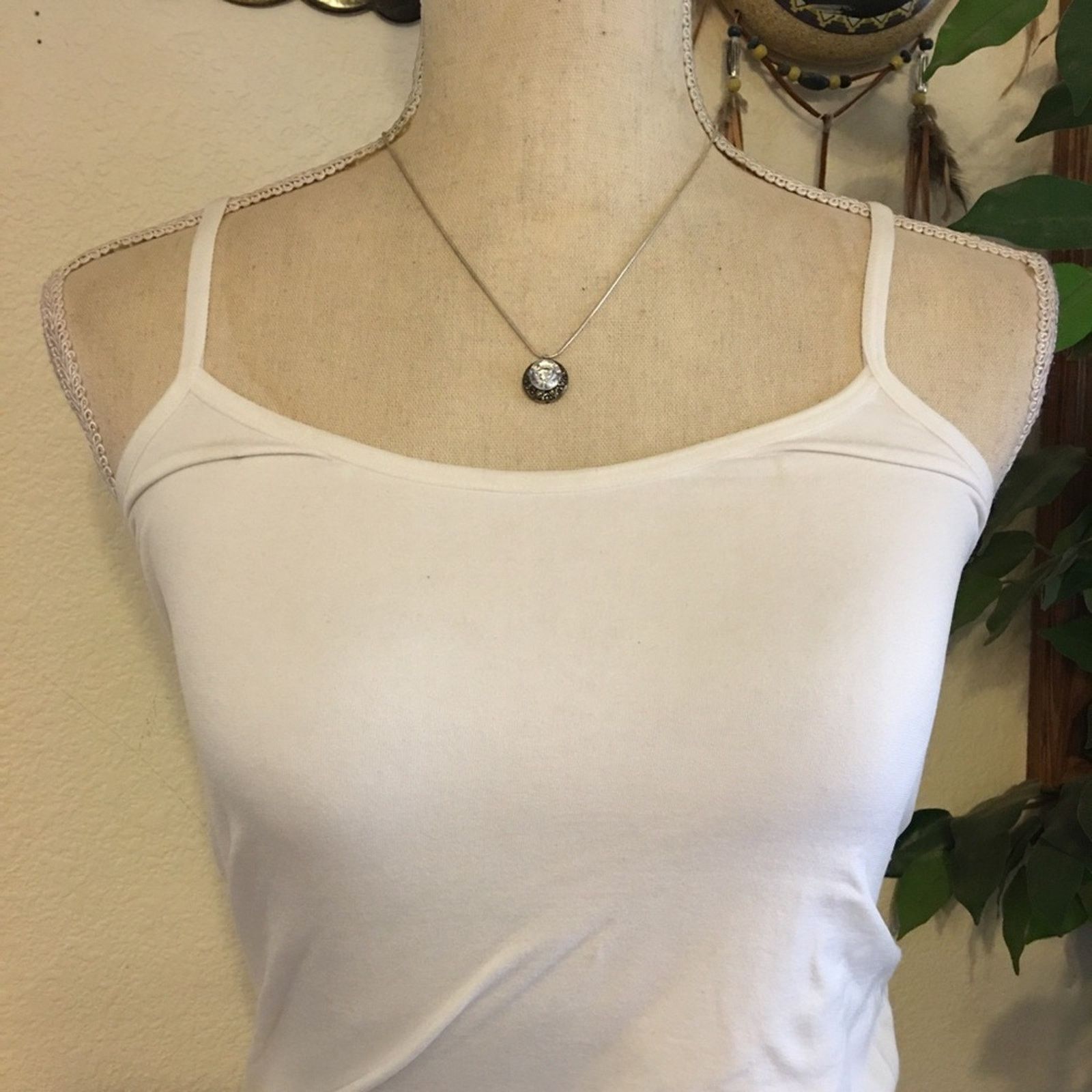 Vintage Vintage repurpose faceted glass stone necklace Size ONE SIZE - 3 Thumbnail