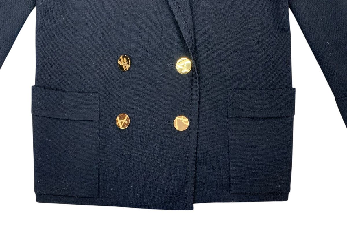Yves Saint Laurent VINTAGE YVES SAINT LAURENT GOLD BUTTON COAT WOMEN Size M / US 6-8 / IT 42-44 - 5 Thumbnail