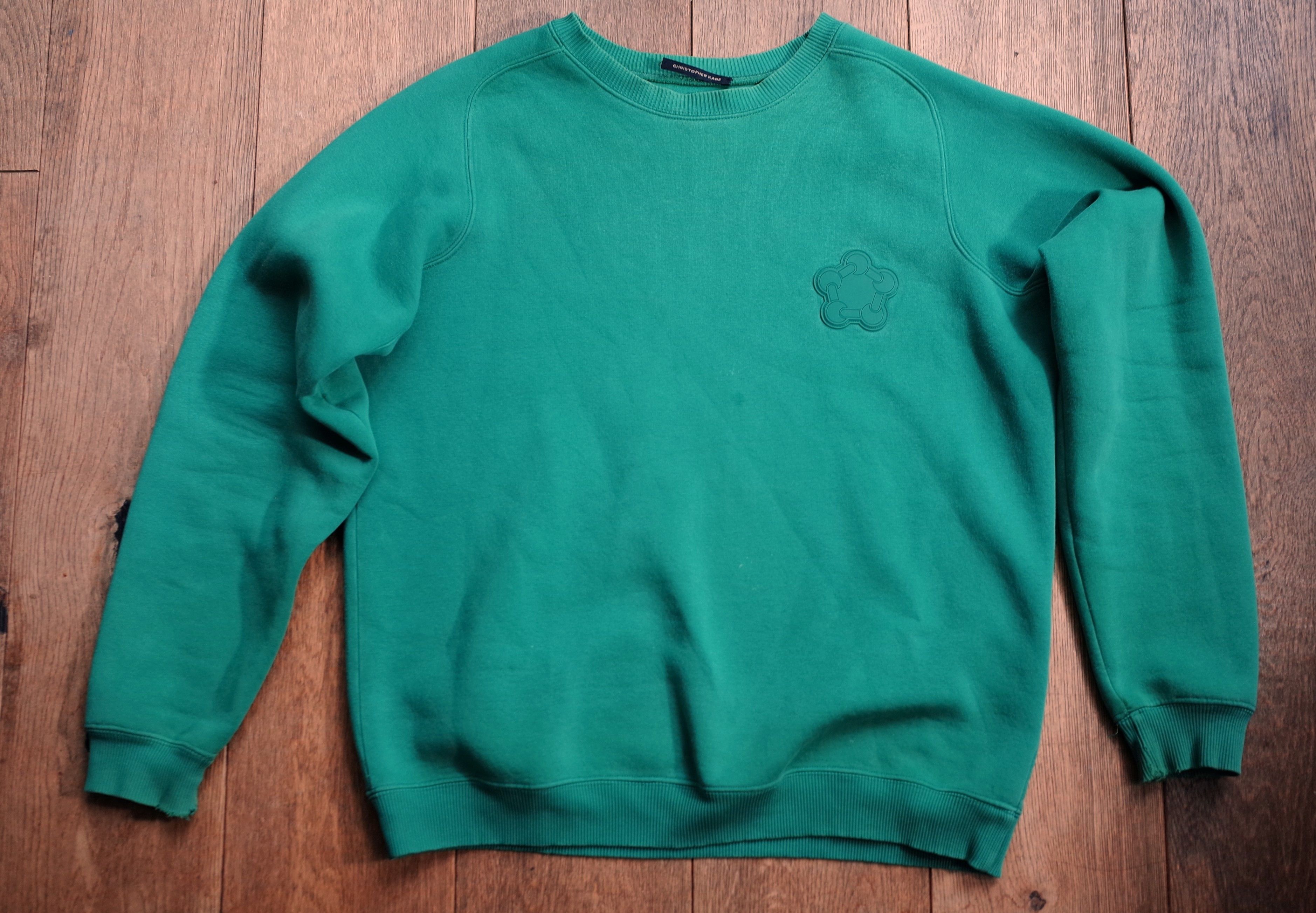Christopher Kane Christopher Kane Molecular Crewneck Sweatshirt - TEAL Size US L / EU 52-54 / 3 - 1 Thumbnail