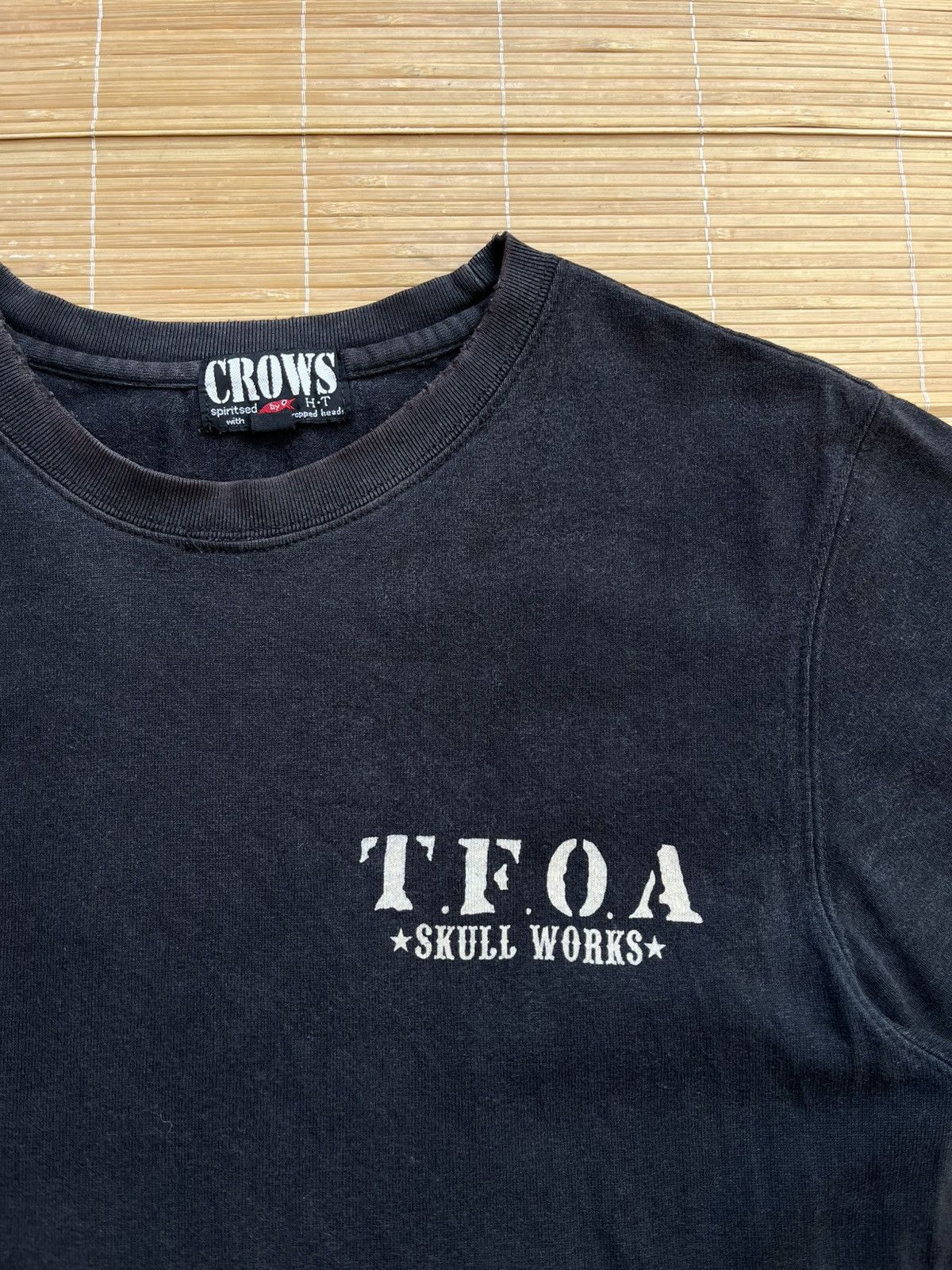 Japanese Brand T.F.o.A x skull works x jetmoon distress t shirt Size US S / EU 44-46 / 1 - 3 Thumbnail