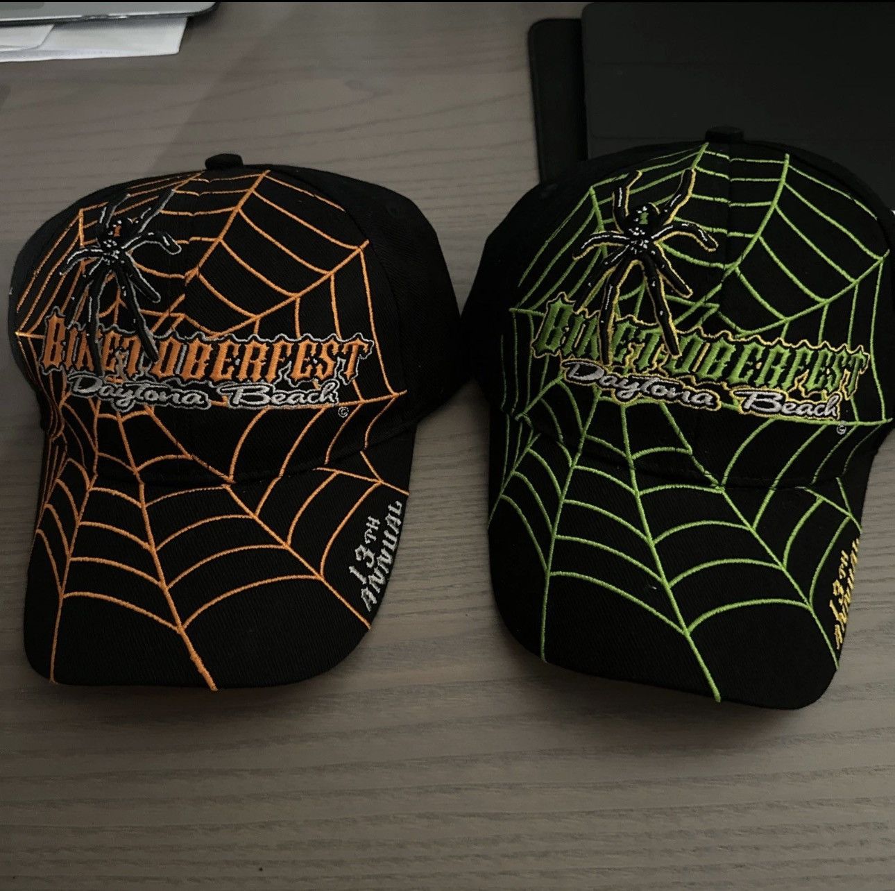 Other Biketoberfest WIDOW 2005 Daytona Beach 13th Spider Web x2 Size ONE SIZE - 1 Thumbnail