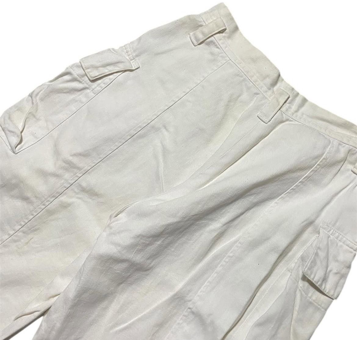 Yohji Yamamoto 2000s Y's Wide Tapered Cargo Pants Size US 29 - 5 Thumbnail