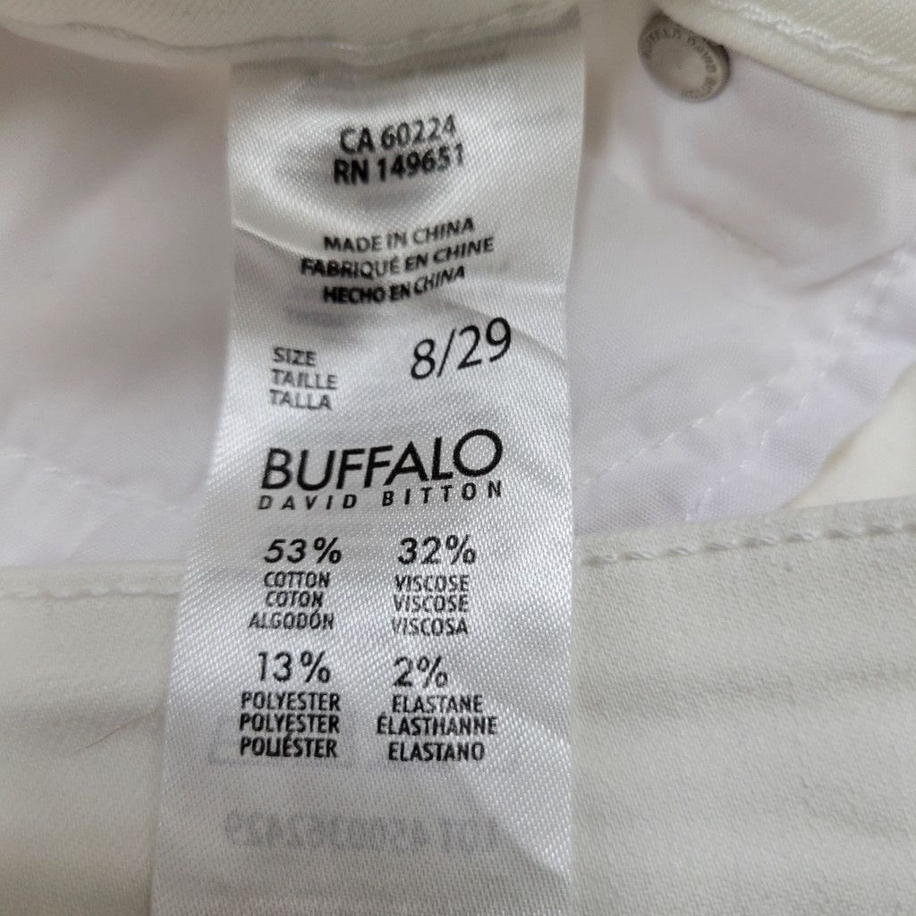 Buffalo David Bitton Buffalo David Bitton Mid-Rise Stretch Soft Ankle Jeans Size 30" / US 8 / IT 44 - 7 Thumbnail