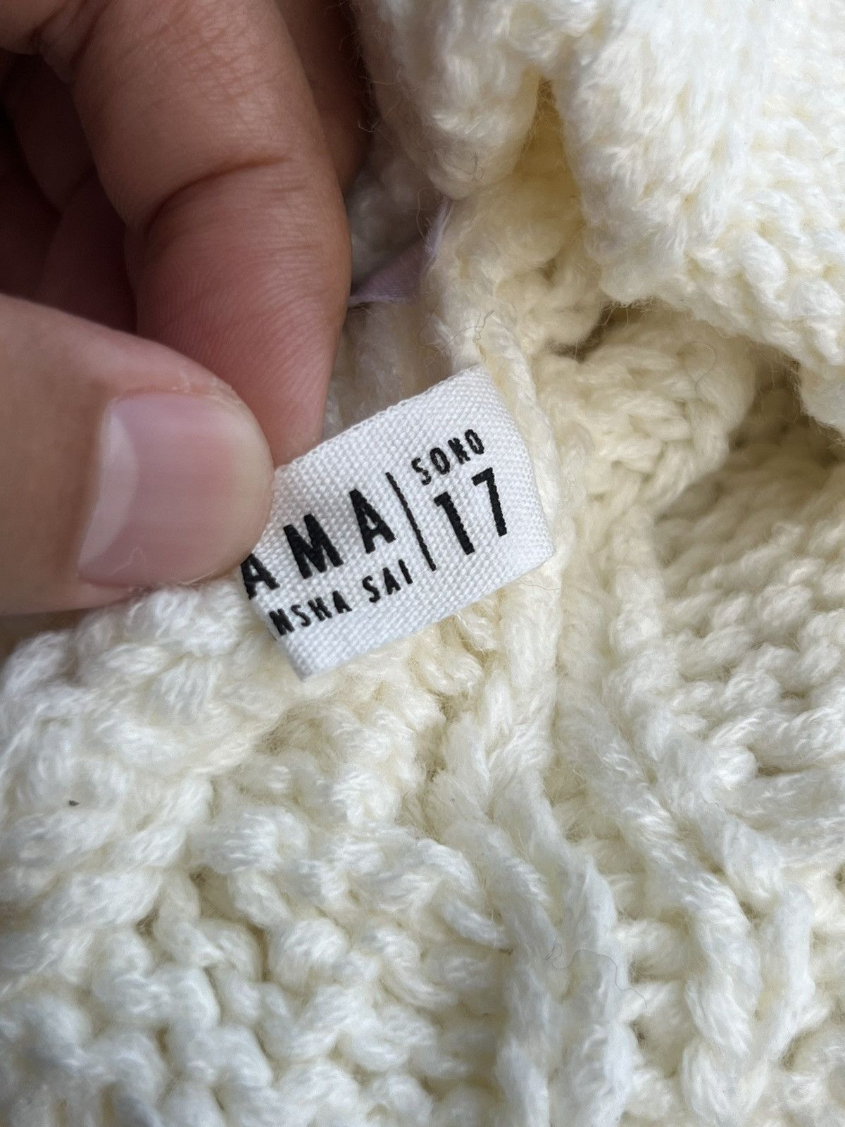 Japanese Brand Fukuyama Japanese Brand Parody Maison Margiela Knit Beanie Size ONE SIZE - 5 Thumbnail