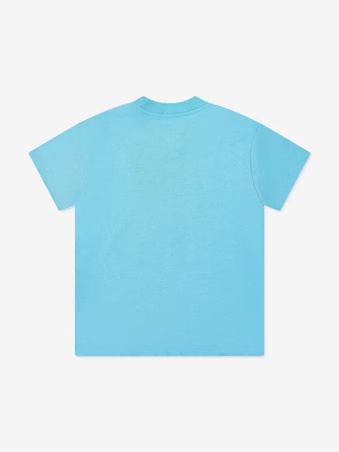 Amiri oc11z0225 KIDS Staggered Scribble T-Shirt in Sky Blue Size US XXS / EU 40 - 2 Thumbnail