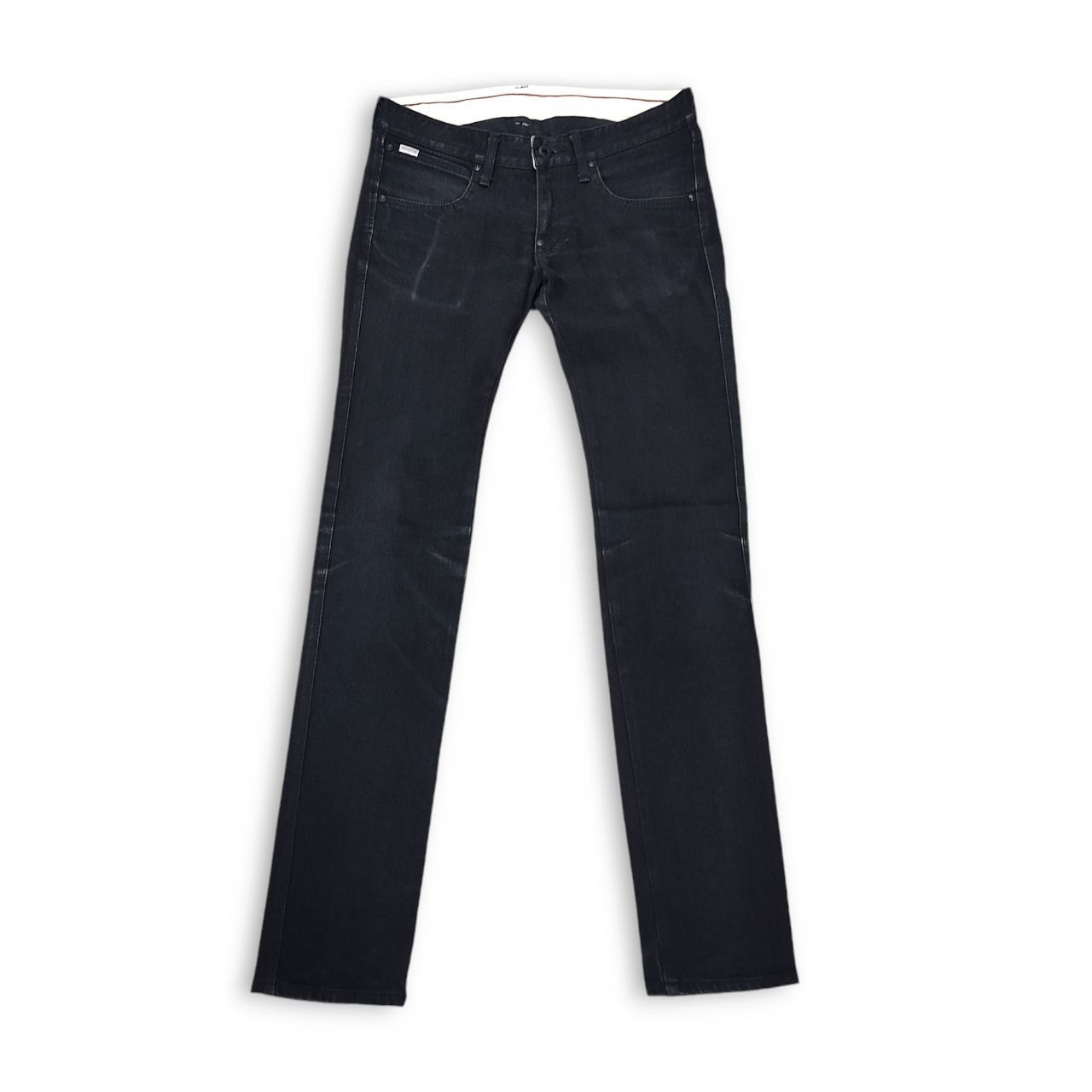 Beauty Beast × FACTOTUM × If Six Was Nine FACTOTUM Skinny Slim Fit Super Black Denim Pants Size US 31 - 1 Thumbnail