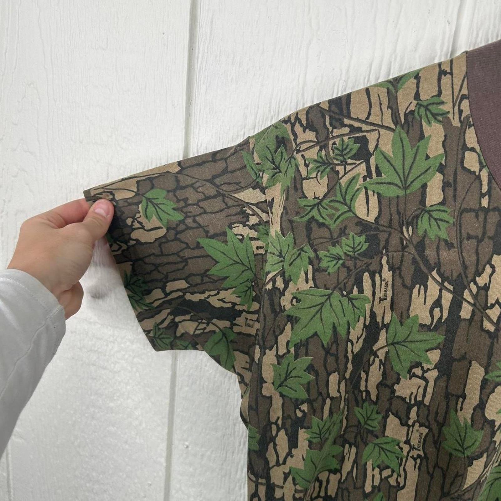 Other Vintage 90’s Duckbay Forest Camo Tee Size Large Size US L / EU 52-54 / 3 - 7 Thumbnail