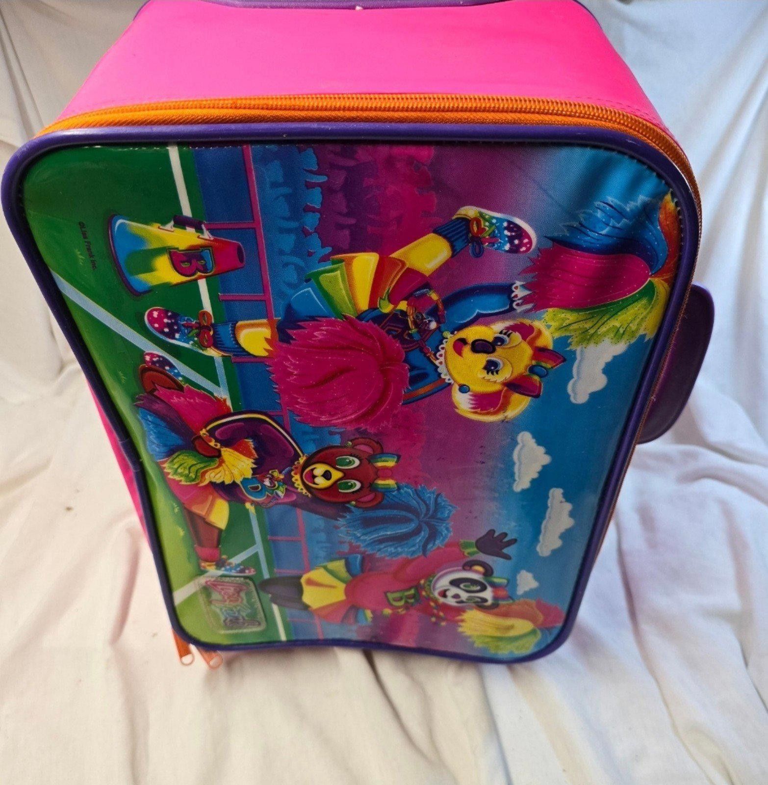 Designer Vintage 90’s Lisa Frank Rolling Luggage Tote Bag (15”x11”) Size ONE SIZE - 4 Thumbnail