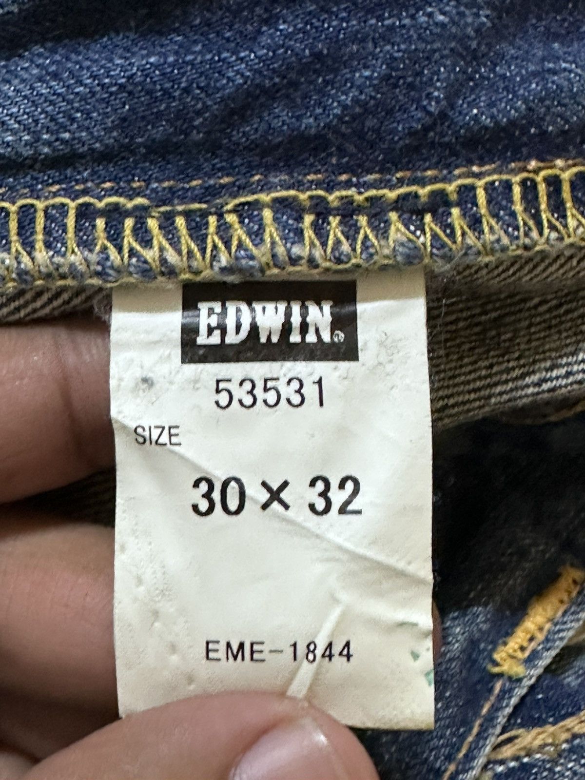 Edwin Vintage Edwin 53531 Flare Studded Grunge Distressed Denim Size US 32 / EU 48 - 9 Thumbnail