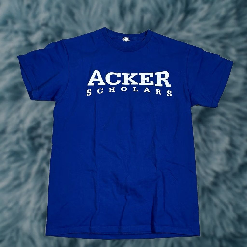Vintage University At Buffalo Acker Scholar Tshirt Shirt Medium Mens Blue University Size US M / EU 48-50 / 2 - 1 Thumbnail