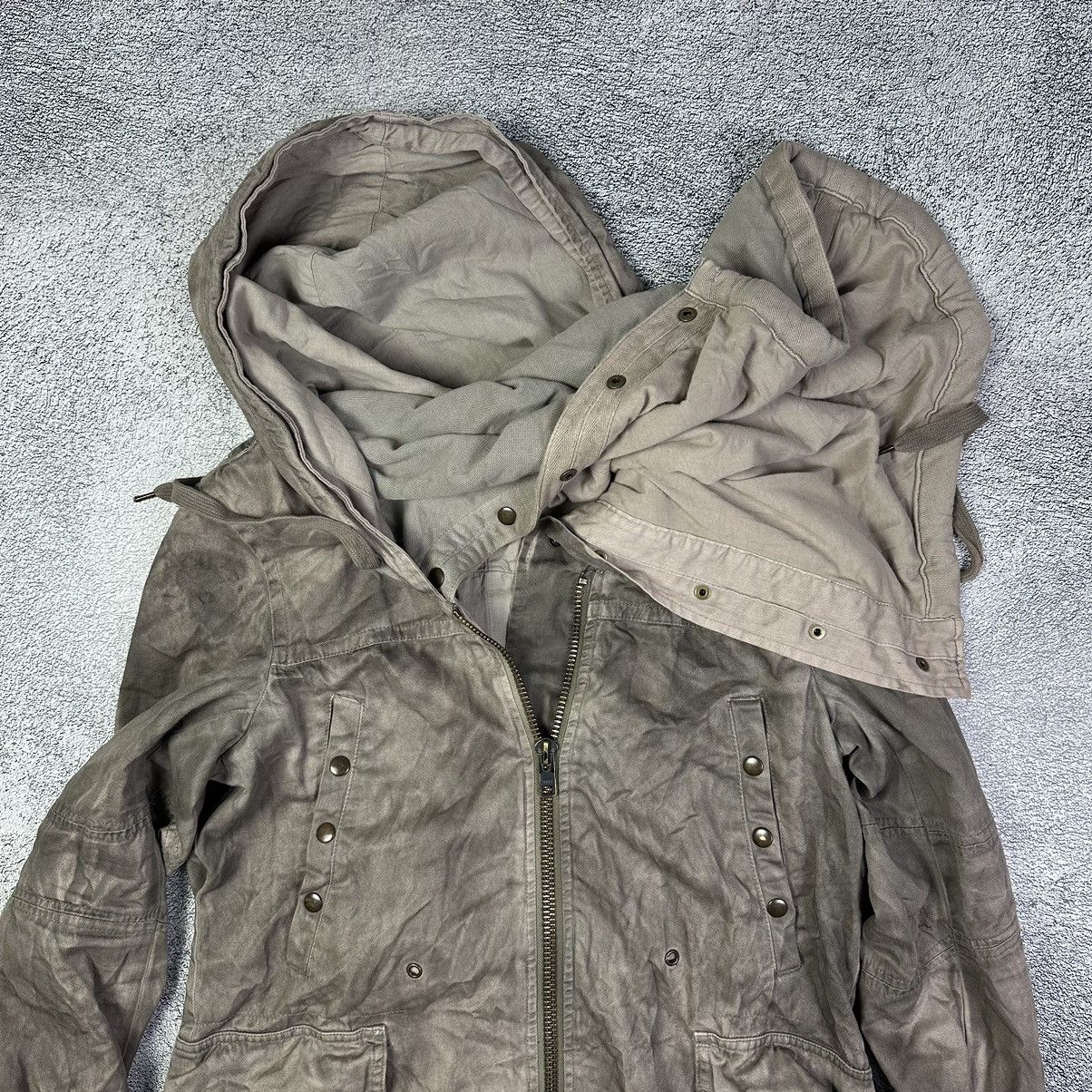 Allsaints AllSaints Parka Jacket Gray Faded Avant Garde Size US M / EU 48-50 / 2 - 10 Thumbnail