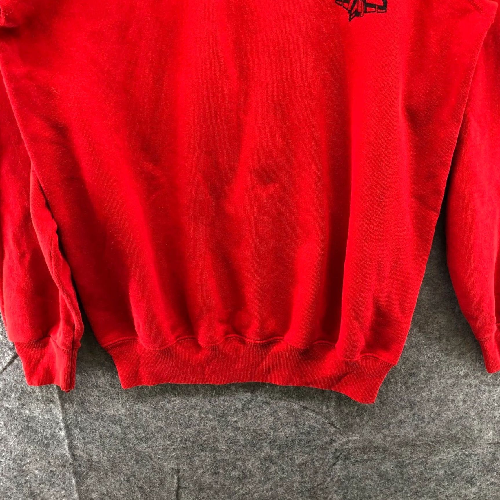 Hanes VTG Hanes Red Crewneck Pullover Sweatshirt Men Sz M Crew Neck Cotton Blend Logo Rocketeer Space Retro 90s Size US M / EU 48-50 / 2 - 4 Thumbnail