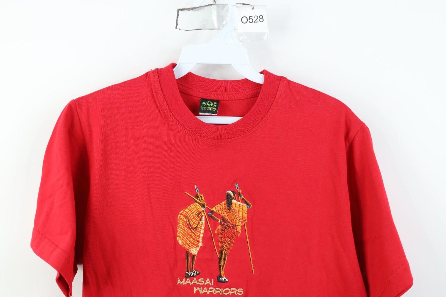 Vintage Vintage 90s Y2K Streetwear Kenya Tanzania Maasai T-Shirt Size US M / EU 48-50 / 2 - 2 Thumbnail