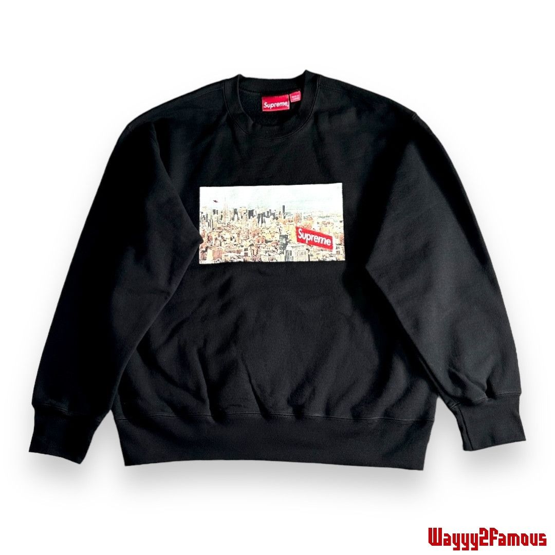 Supreme Melange Rib Knit Sweater 黒 21aw Supreme Melange Rib Knit Sweater 