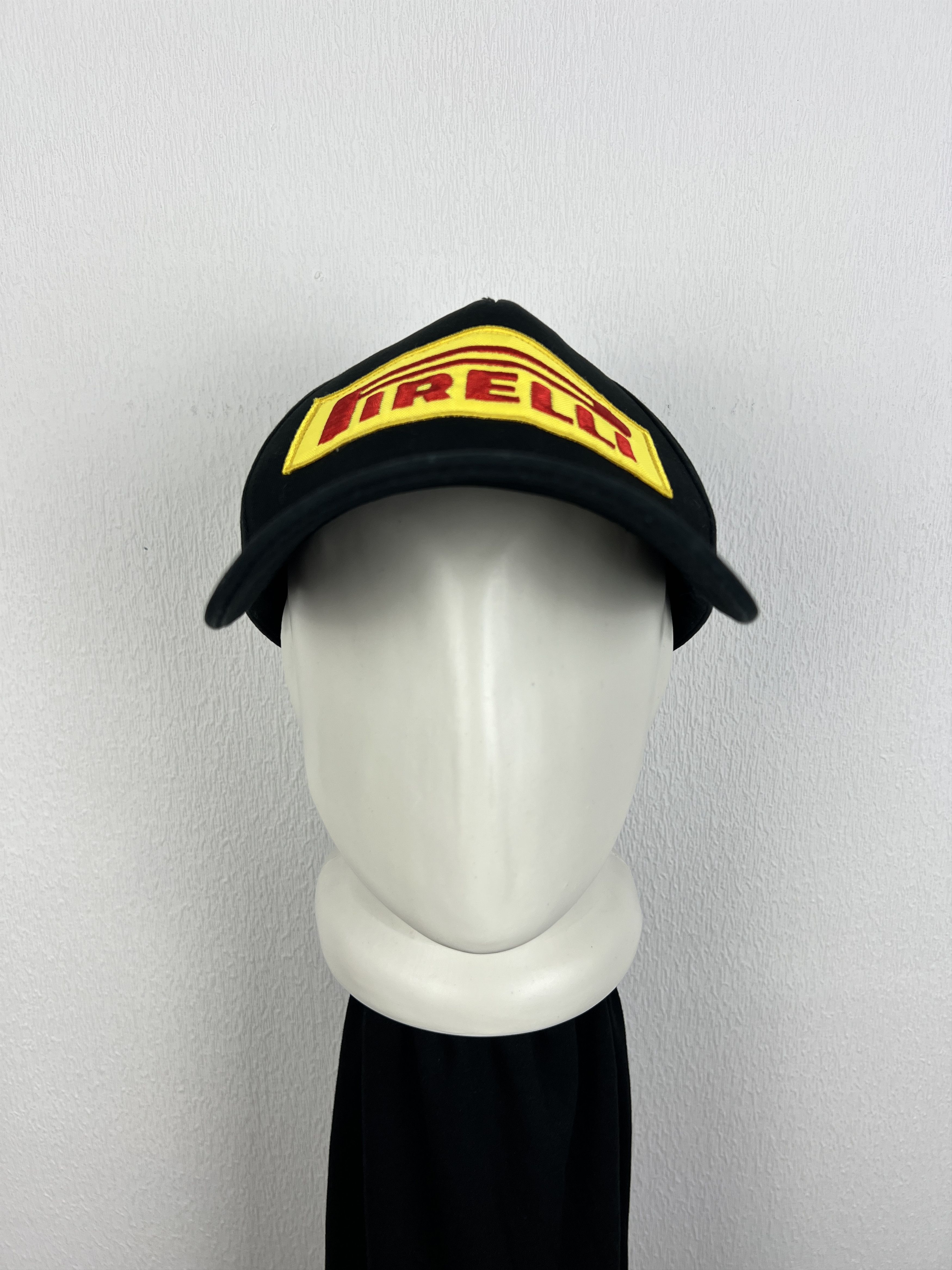 Vintage Pirelli F1 Racing Hat Cap Authentic Black Gold Rare Ferrari Size ONE SIZE - 2 Thumbnail