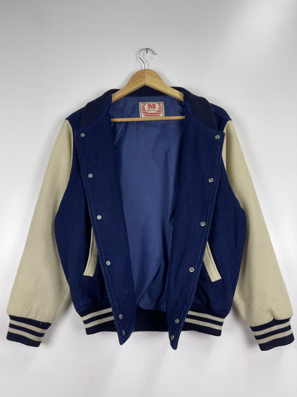 Japanese Brand B.V.D Varsity Jacket Size US L / EU 52-54 / 3 - 10 Thumbnail