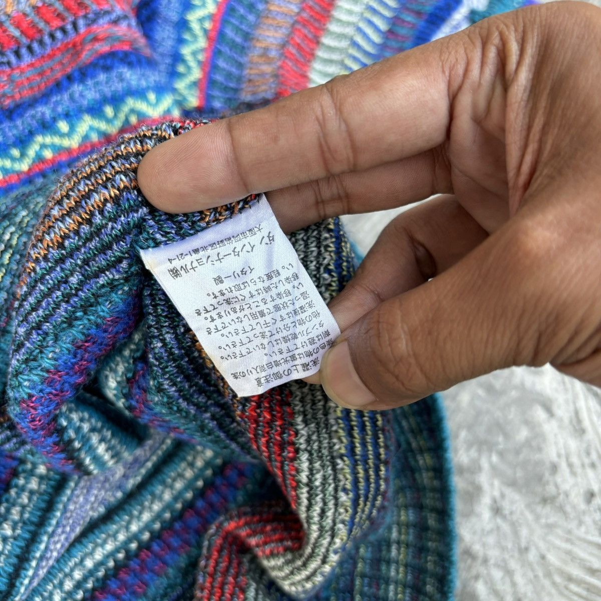 Coogi × Vintage Coogi style 3D cable knitwear fantasie di Settembre sweater Size US L / EU 52-54 / 3 - 7 Thumbnail