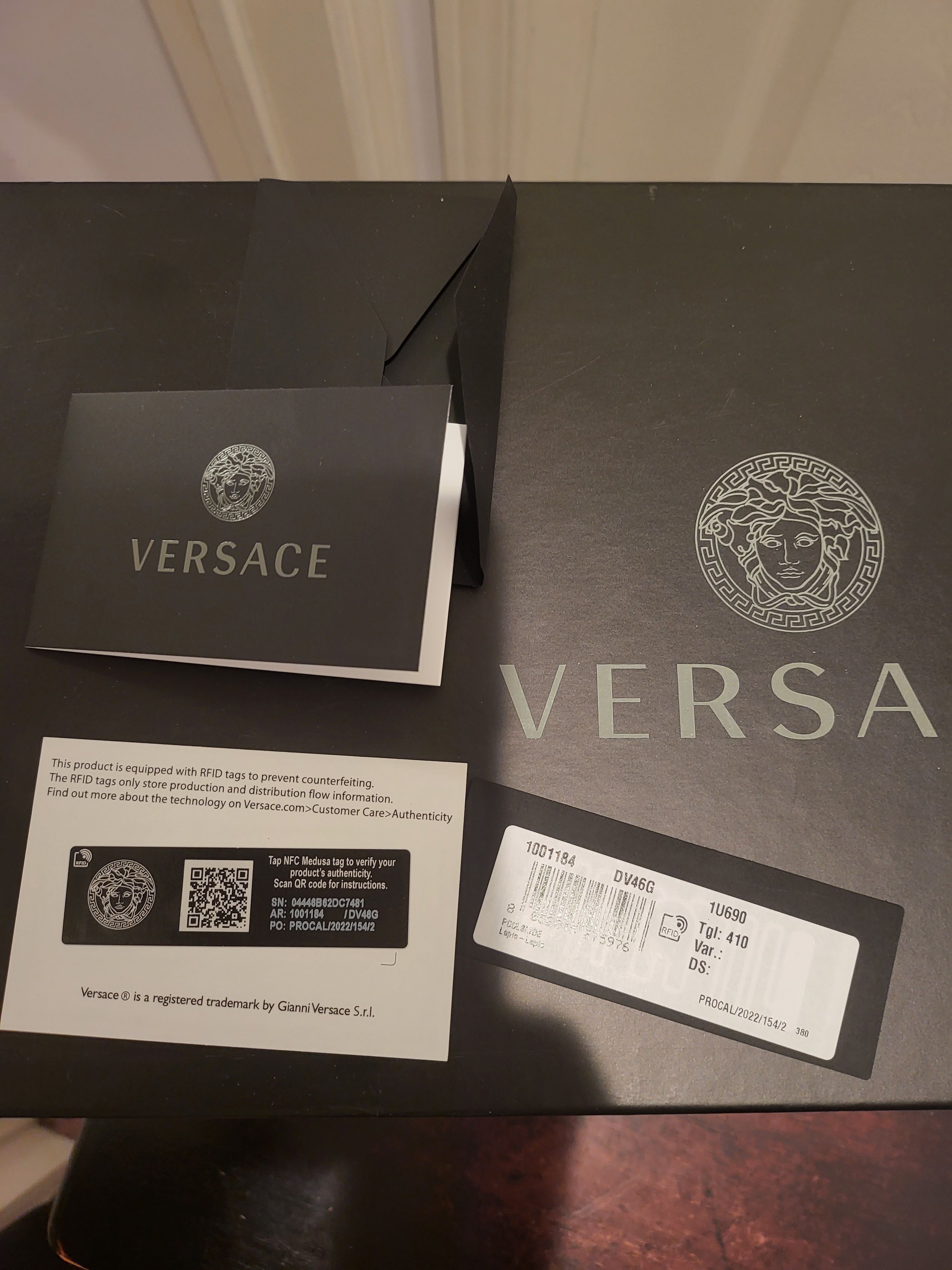 Versace Le Medusa Leather Slides Size US 8 / EU 41 - 9 Thumbnail
