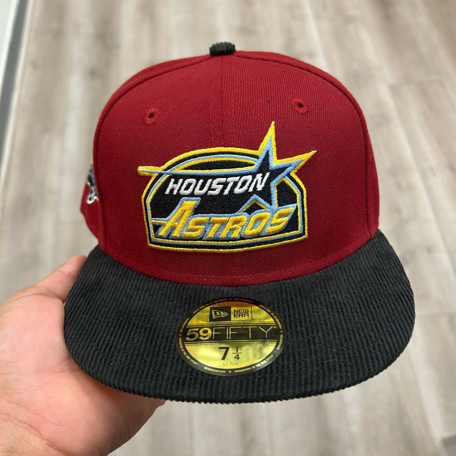 New Era New Era Houston Astros two-tone corduroy fitted hat 7 1/4 Size ONE SIZE - 2 Thumbnail