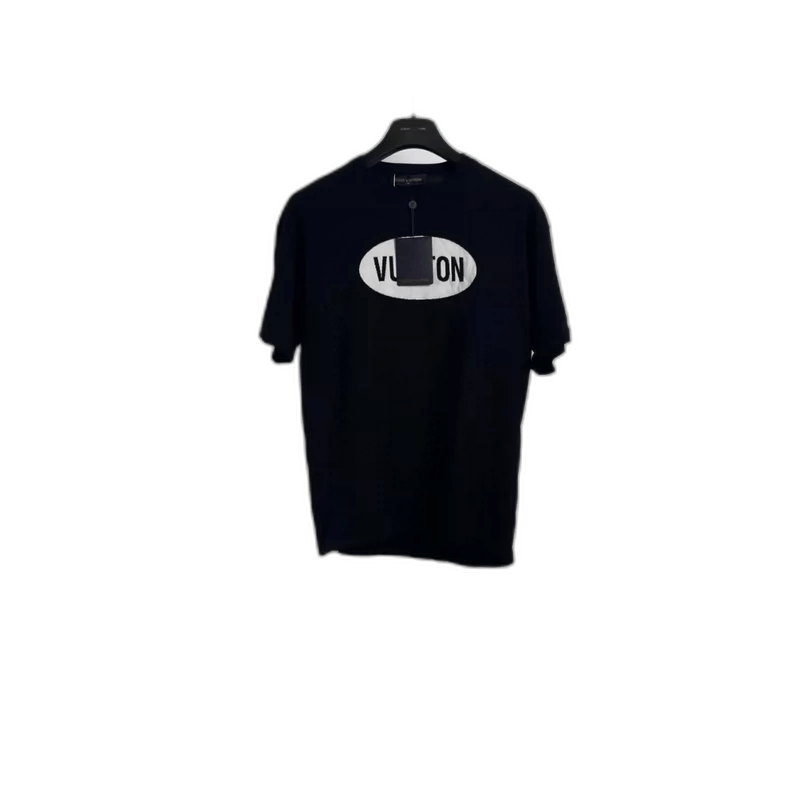 Louis Vuitton Louis Vuitton Black Knit Logo Short Sleeve Shirt-yf Size US S / EU 44-46 / 1 - 1 Thumbnail