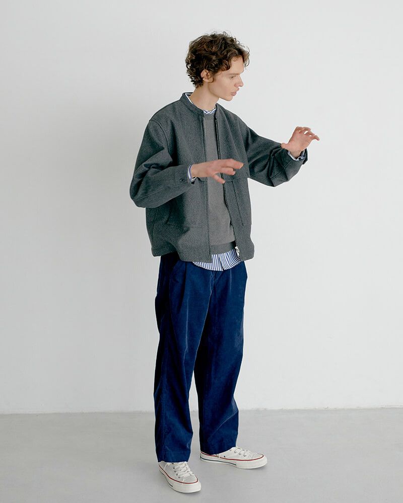 Manual Alphabet Manual Alphabet's polyester knit zip work jacket Size US M / EU 48-50 / 2 - 1 Thumbnail