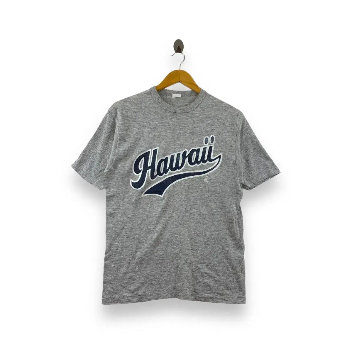 Vintage Vintage 70’ POLY TEES HAWAII Script Logo Surf Tee Shirt Size US M / EU 48-50 / 2 - 1 Thumbnail