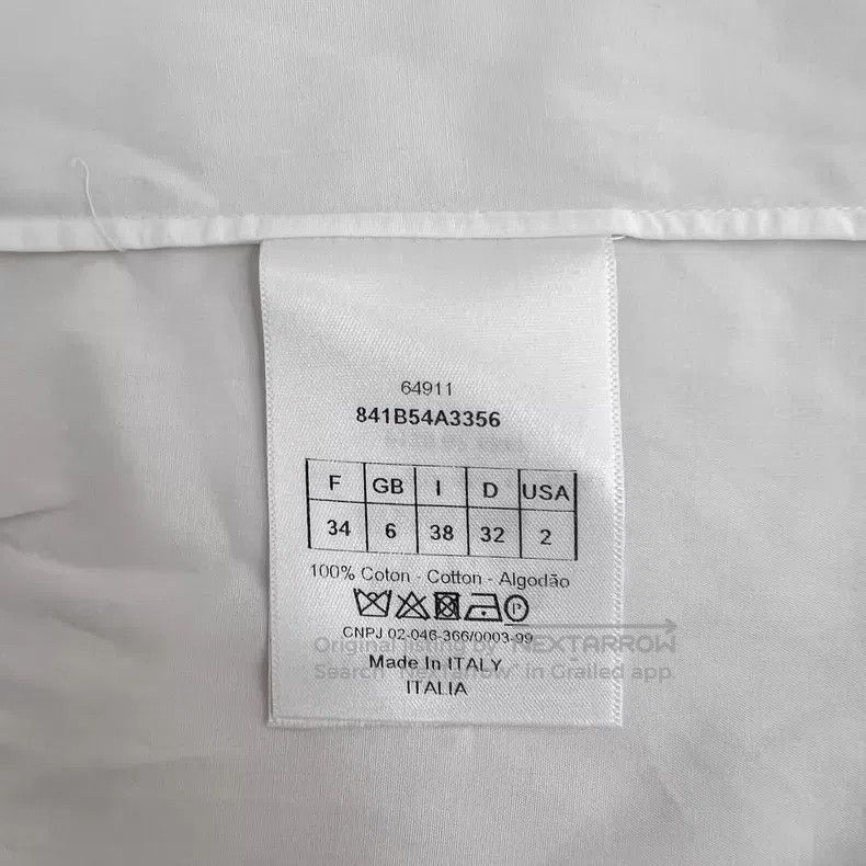 Dior Dior White bee embroidery cotton single-breasted long-slee Size XXS / US 00 / IT 34 - 5 Thumbnail