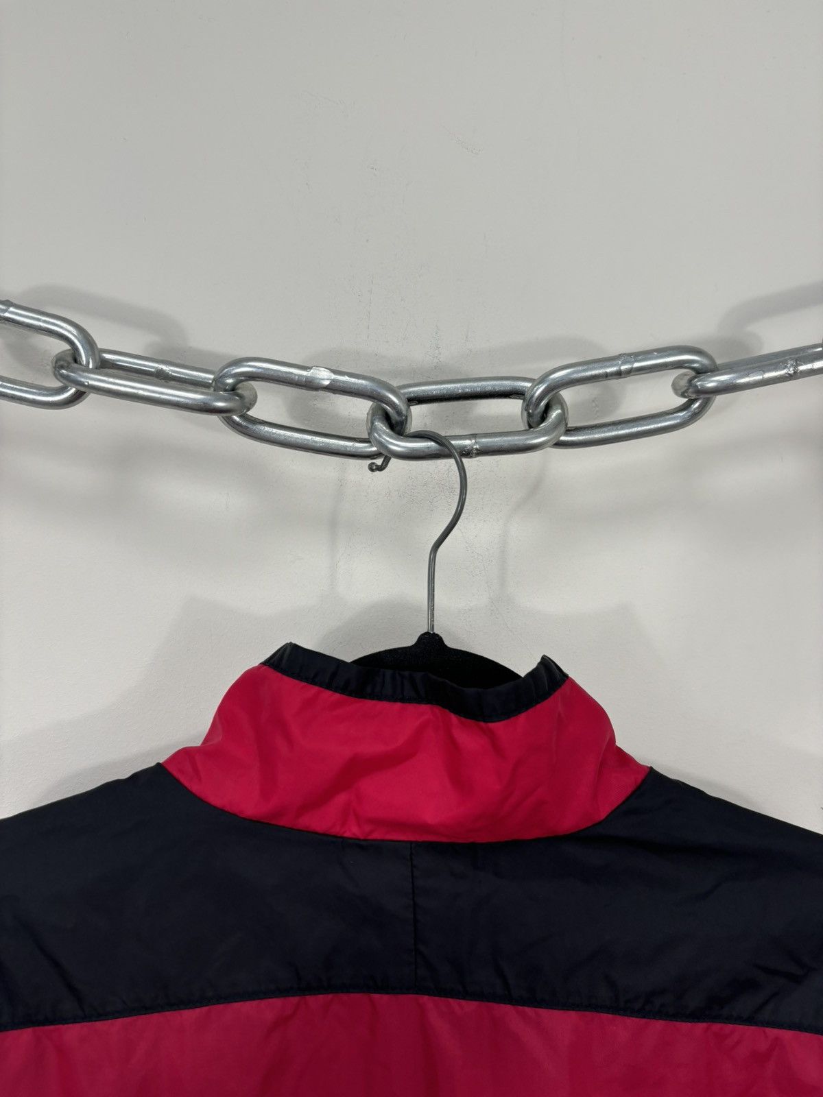 Nike Vintage Nike Y2K Retro Burgundy Full Zip Nylon Track Jacket Size US L / EU 52-54 / 3 - 18 Thumbnail