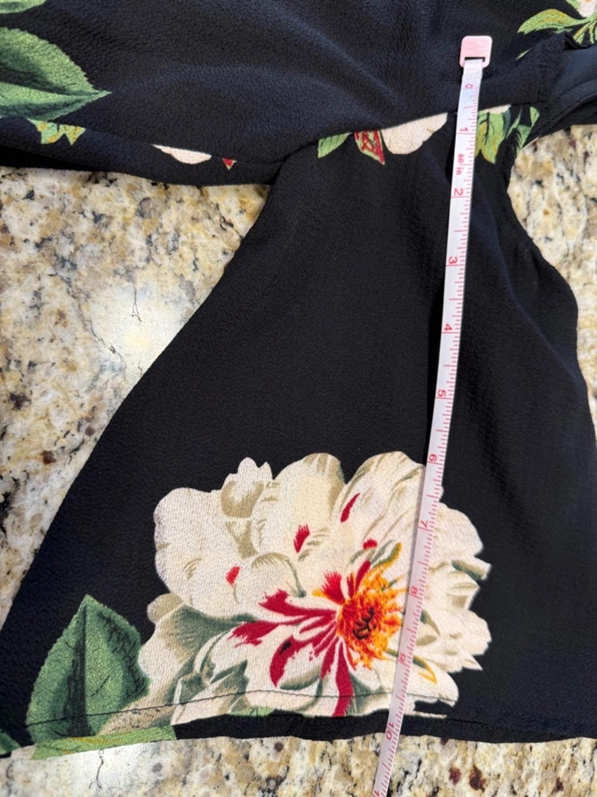 Other Jodifl floral midi cold shoulder black dress SZ SM Size S / US 4 / IT 40 - 12 Thumbnail