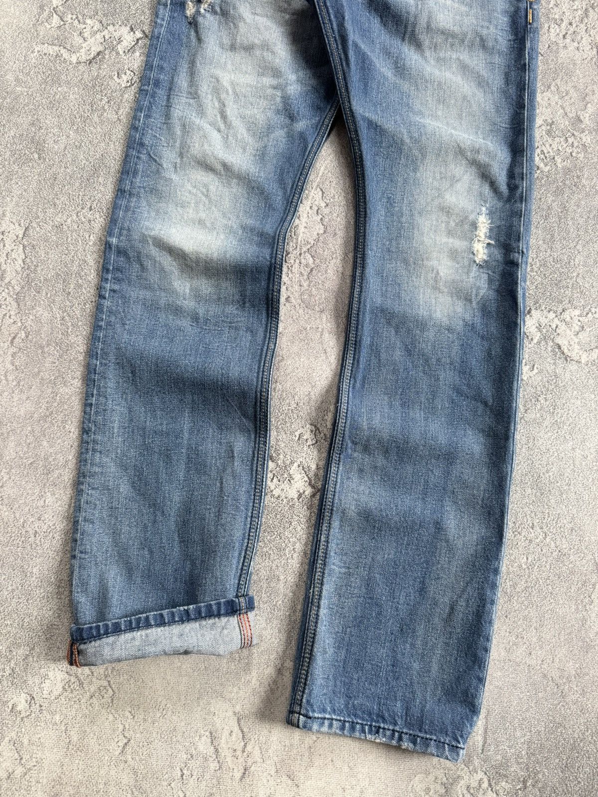 Diesel Diesel 29/32 Krooley distressed denim pants jeans trousers Size US 29 - 8 Thumbnail