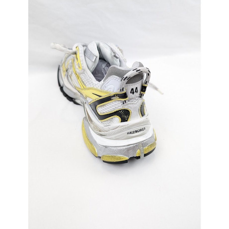 Balenciaga o1rshd1 Runners 2 Sneakers in White/Yellow/Black Size US 11 / EU 44 - 13 Thumbnail