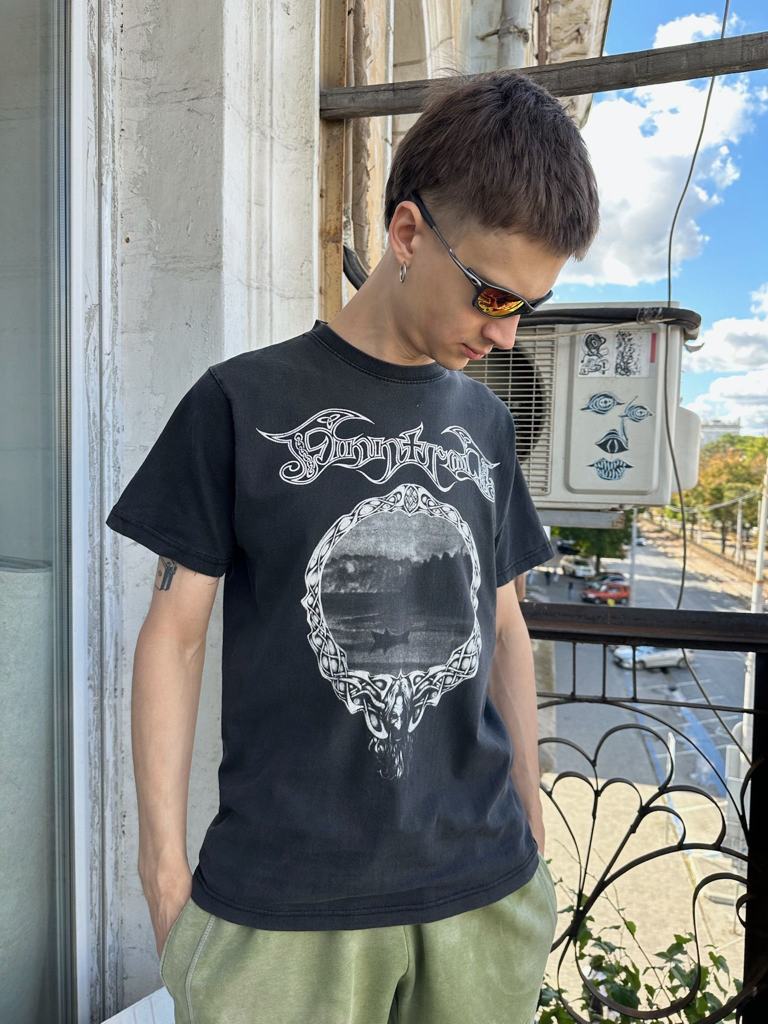 Band Tees Vintage Finntroll Manslaughter Black Metal Band Tee Size US M / EU 48-50 / 2 - 8 Thumbnail