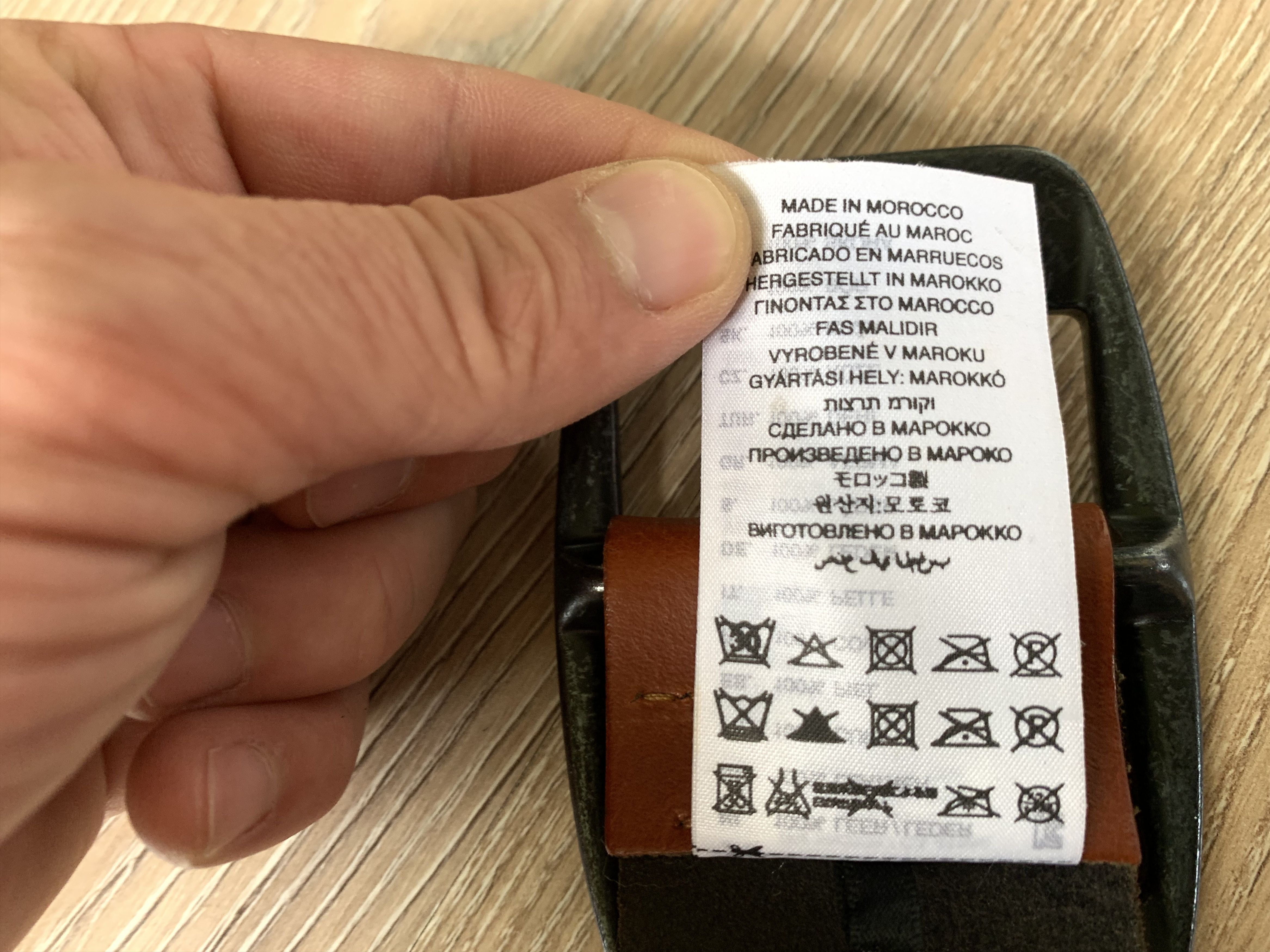 G-Star × Vintage G Star-Raw Leather Brown Belt Size ONE SIZE - 9 Thumbnail