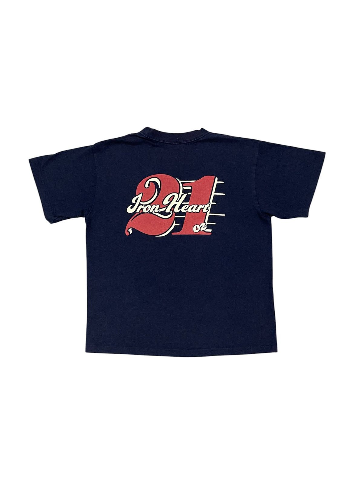 Iron Heart 2000s IRON HEART 21oz SHORT SLEEVE SUNFADED Size US S / EU 44-46 / 1 - 3 Thumbnail